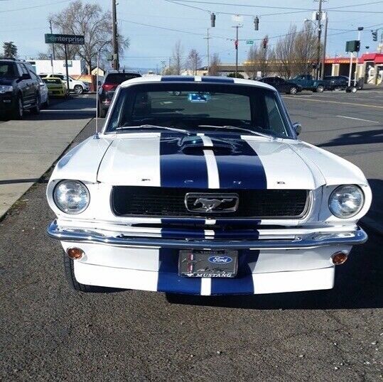 1966 White Ford Mustang Coupe