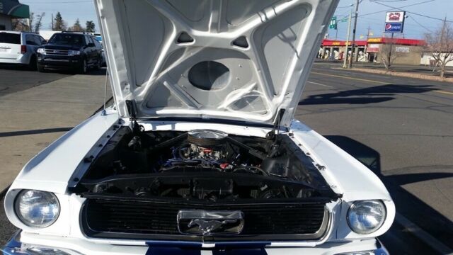 1966 White Ford Mustang Coupe