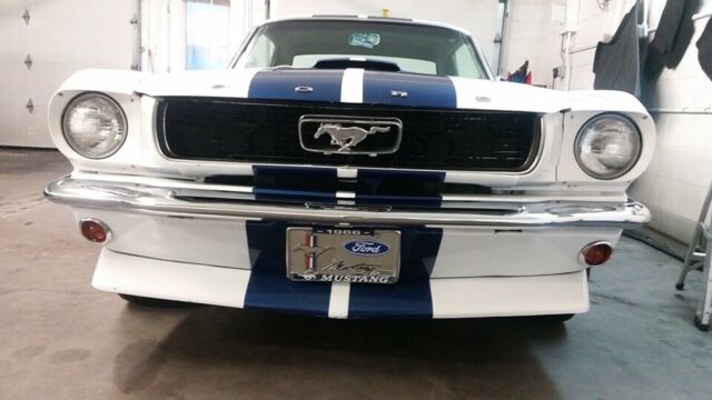 1966 White Ford Mustang Coupe
