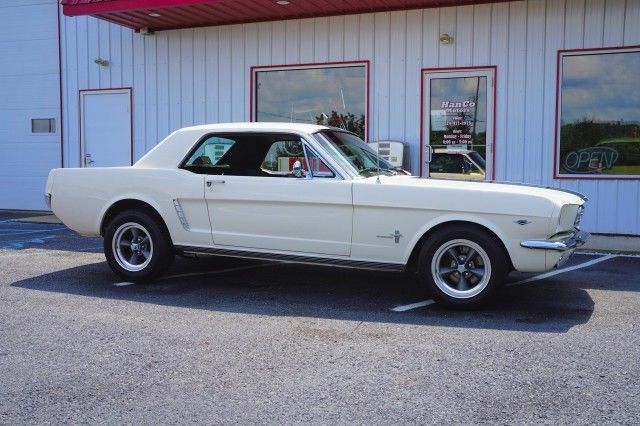 1965 White Ford Mustang --