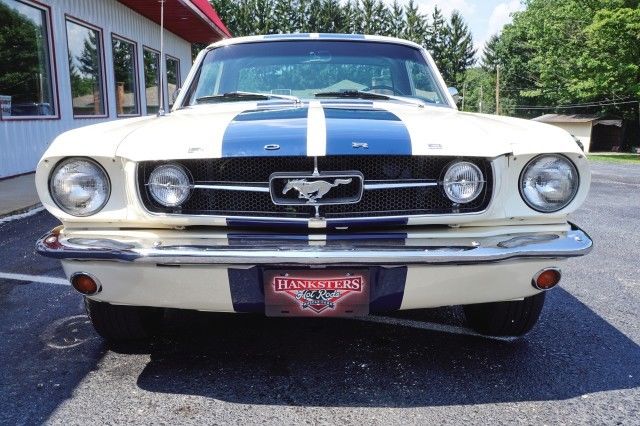 1965 White Ford Mustang --