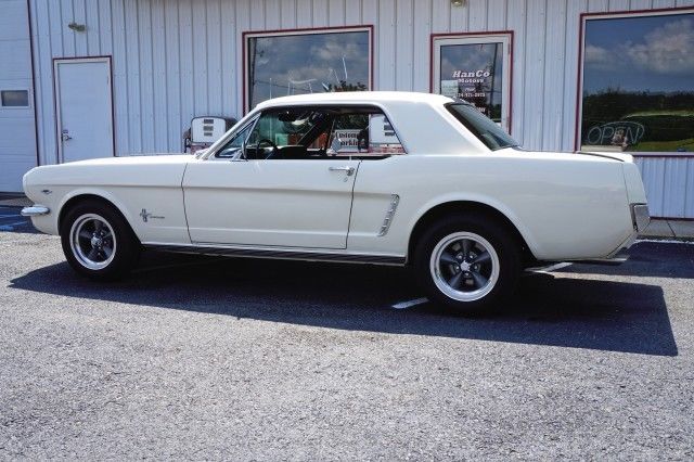 1965 White Ford Mustang --