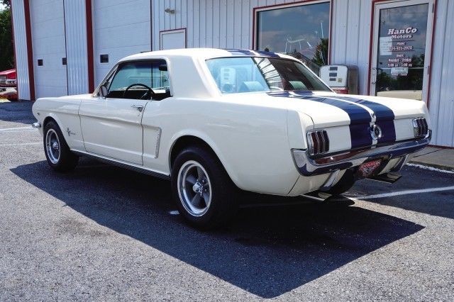 1965 White Ford Mustang --