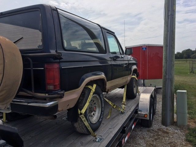 1988 Blue Ford Bronco II