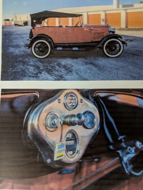 1929 Red Ford Model A