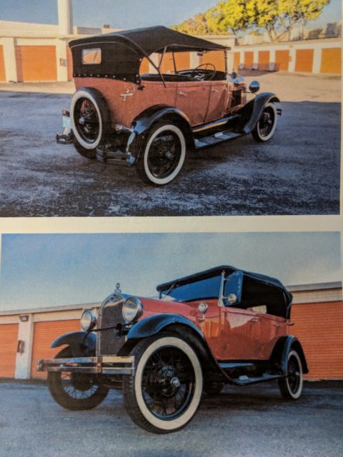 1929 Red Ford Model A