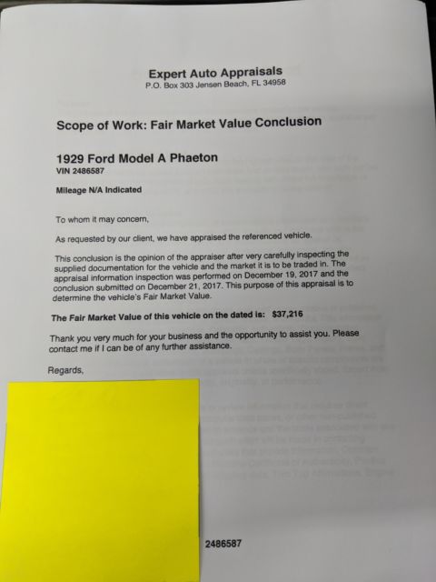 1929 Red Ford Model A