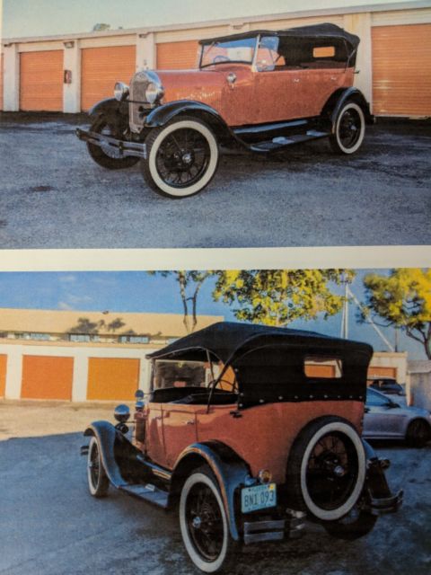 1929 Red Ford Model A
