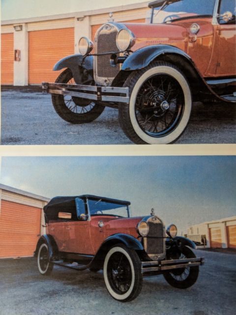 1929 Red Ford Model A