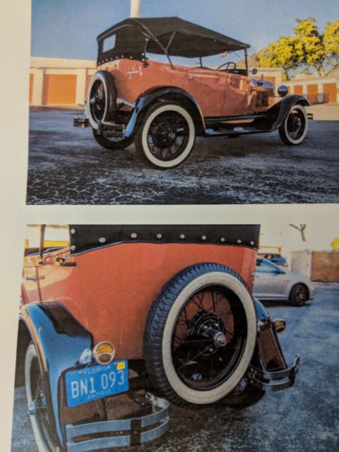 1929 Red Ford Model A