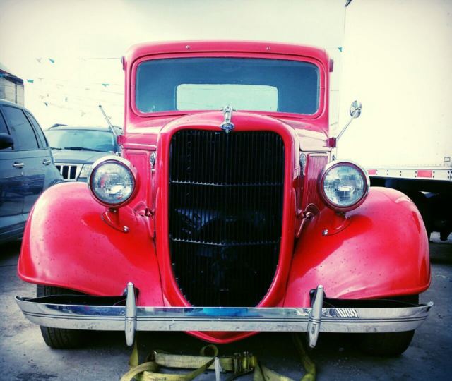 1936 Red Ford Mustang