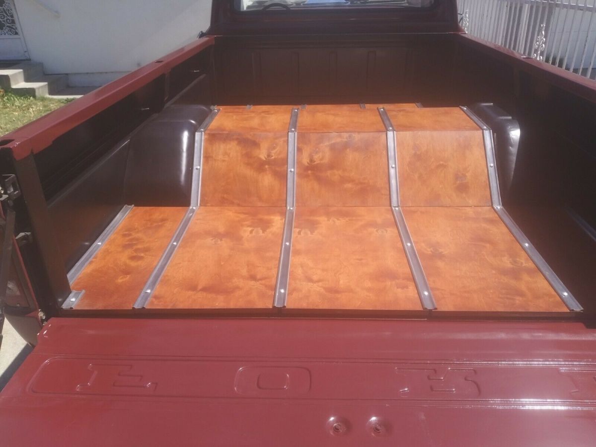 1969 Burgundy Ford F-100 Standard Cab Pickup