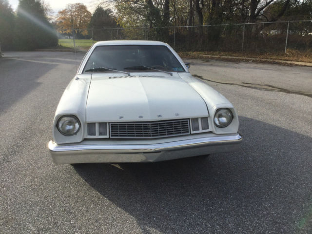 1977 White Ford Pinto Hatchback