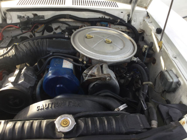 1977 White Ford Pinto Hatchback