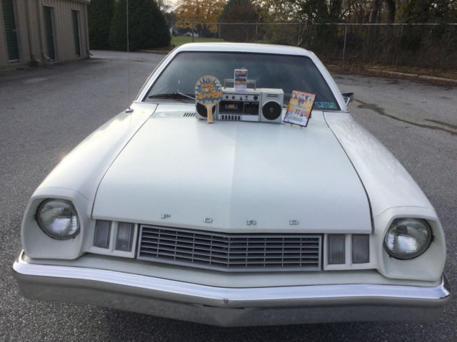 1977 White Ford Pinto Hatchback