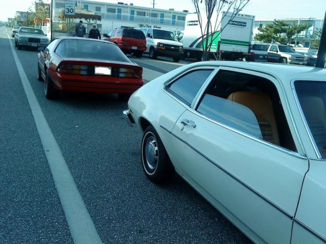 1977 White Ford Pinto Hatchback