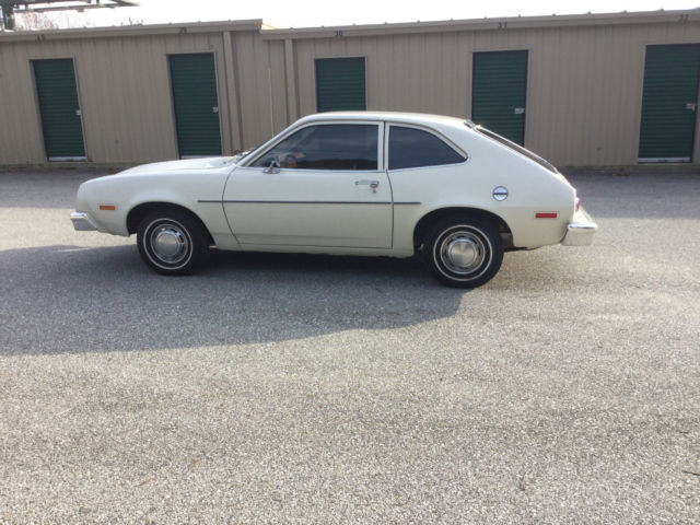 1977 White Ford Pinto Hatchback