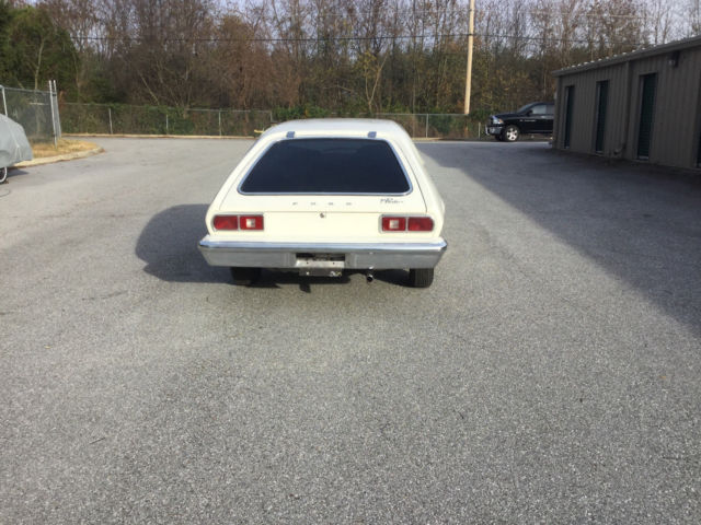1977 White Ford Pinto Hatchback