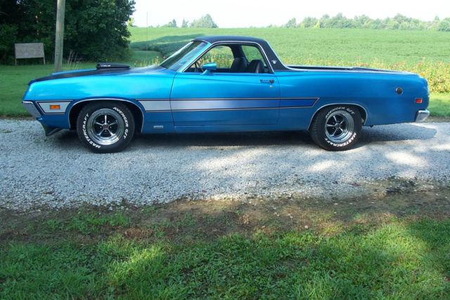 1971 Blue Ford Ranchero U/K