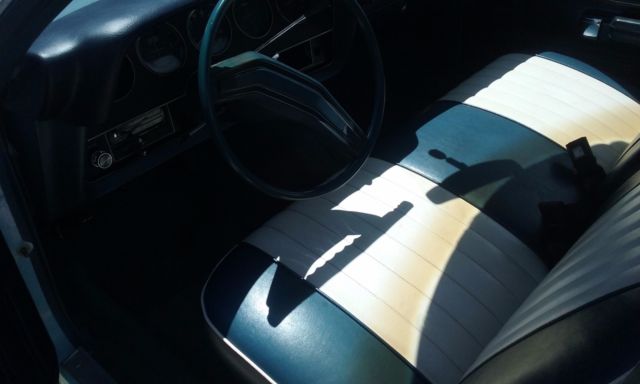 1973 Blue Ford Ranchero Standard Cab Pickup