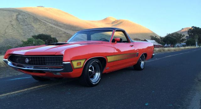1970 Orange Ford Ranchero