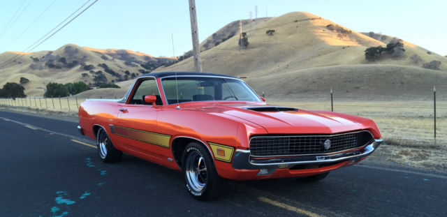 1970 Orange Ford Ranchero