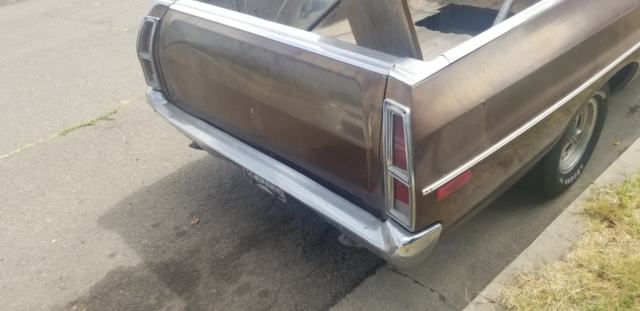 1972 Brown Ford Ranchero