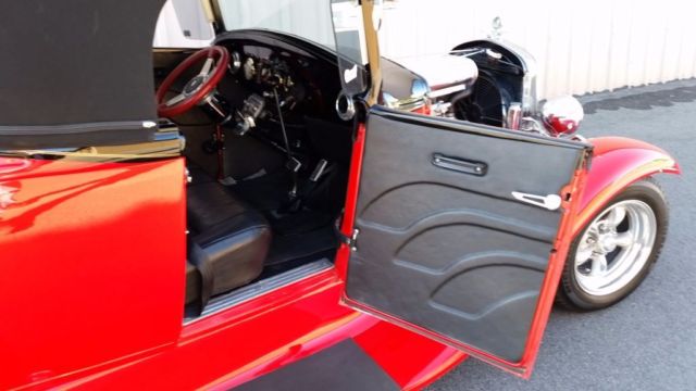 1930 Red Ford Model A Convertible
