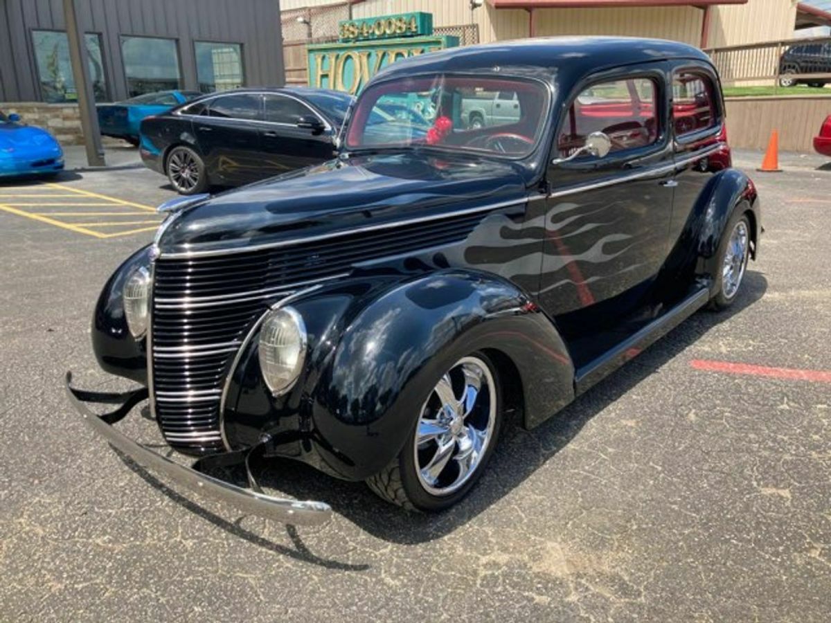 1938 Black Ford 2 Door Sedan ALL STEEL Sedan