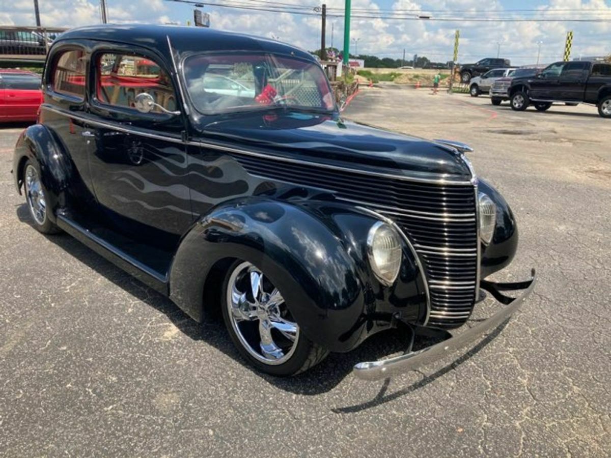 1938 Black Ford 2 Door Sedan ALL STEEL Sedan