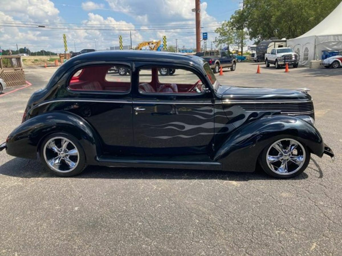 1938 Black Ford 2 Door Sedan ALL STEEL Sedan