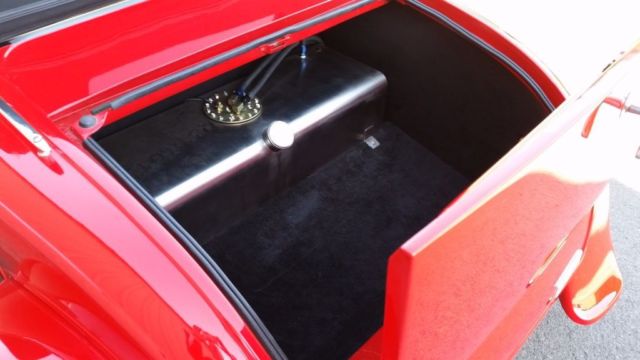 1930 Red Ford Model A Convertible
