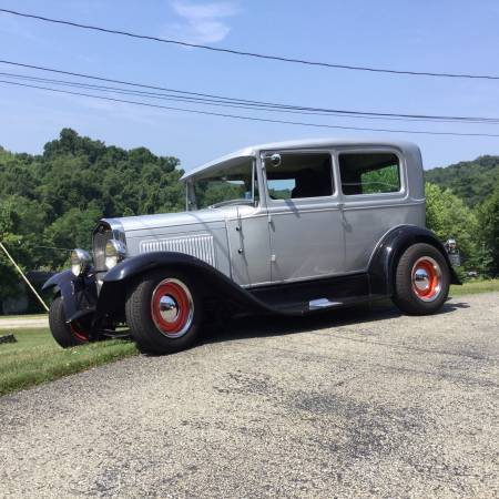 1931 Silver Ford Model A Sedan