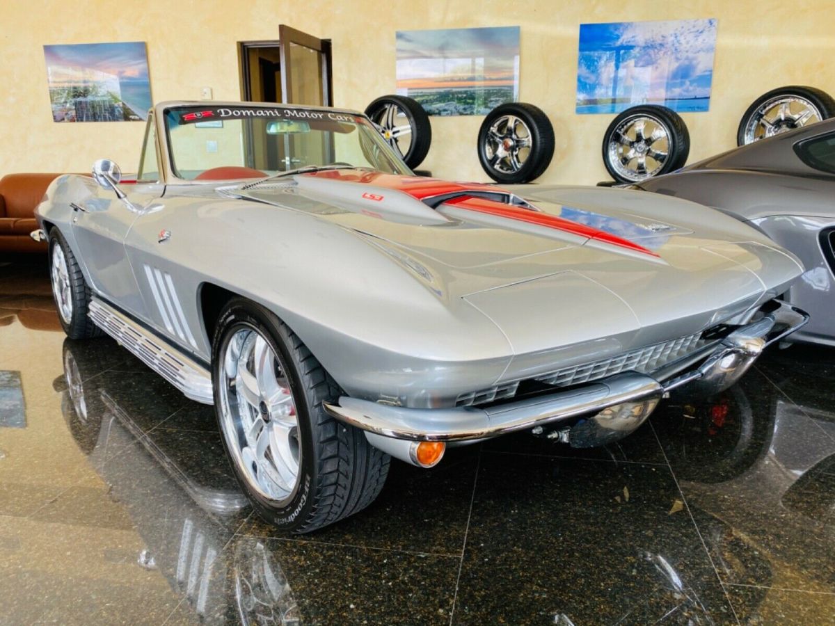 1966 PEARL SILVER Chevrolet Corvette Convertible