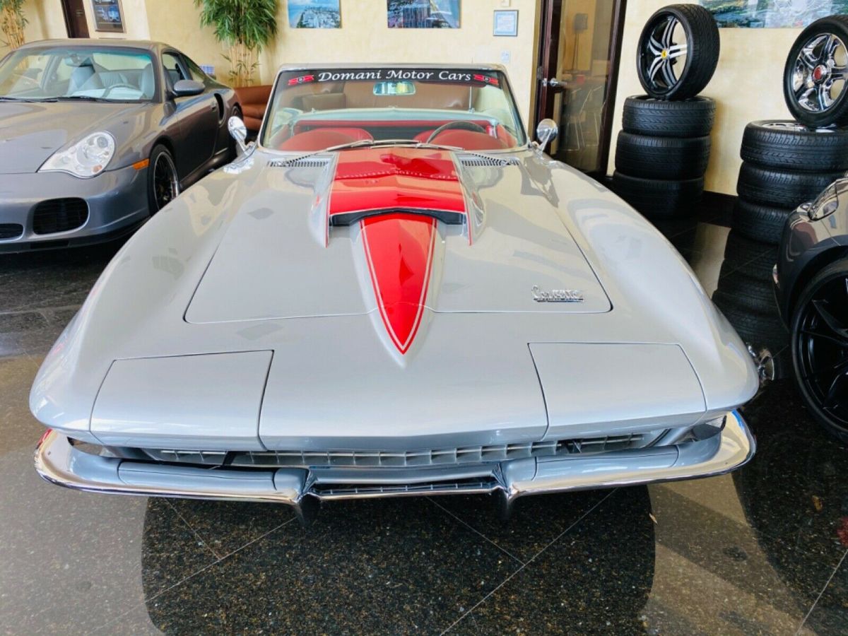 1966 PEARL SILVER Chevrolet Corvette Convertible