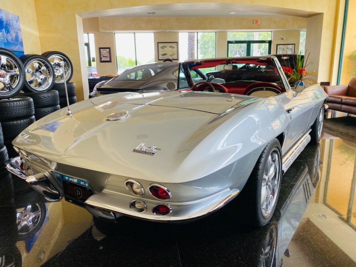1966 PEARL SILVER Chevrolet Corvette Convertible