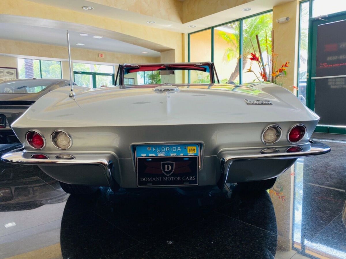 1966 PEARL SILVER Chevrolet Corvette Convertible
