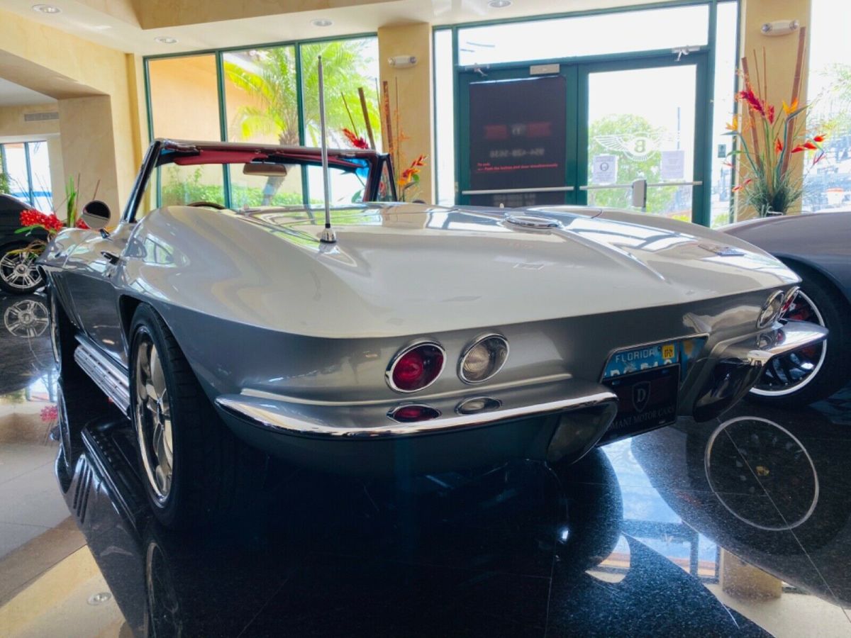 1966 PEARL SILVER Chevrolet Corvette Convertible