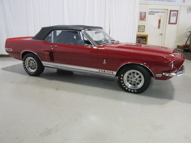 1968 Red Ford Mustang Convertible