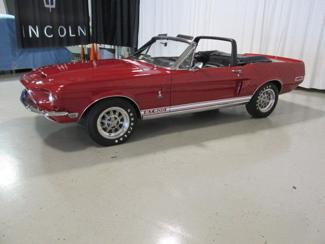 1968 Red Ford Mustang Convertible