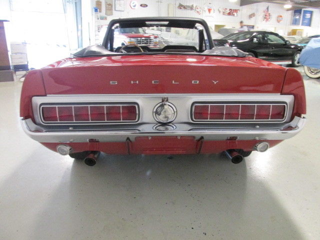 1968 Red Ford Mustang Convertible