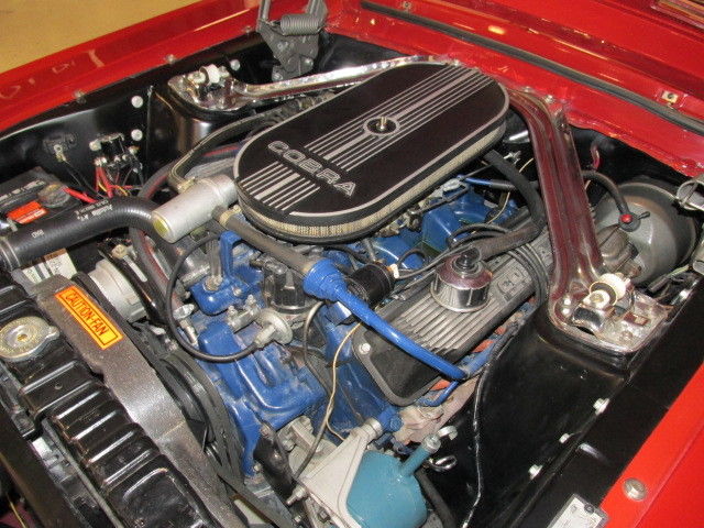 1968 Red Ford Mustang Convertible