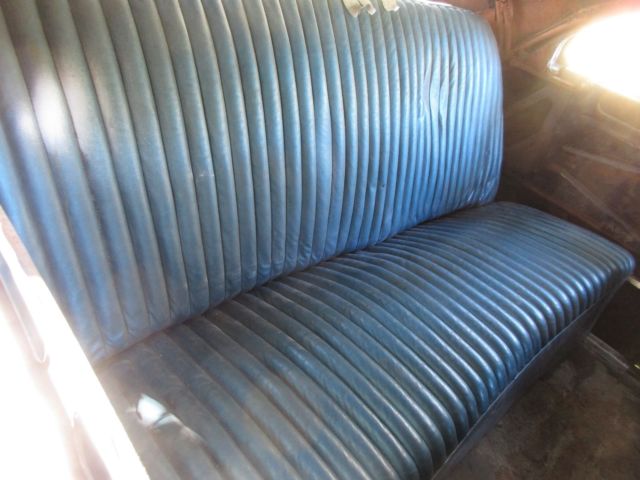 1950 White Ford 2dr Sedan