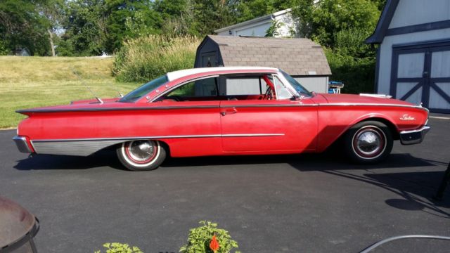 1960 Red Ford Galaxie Coupe