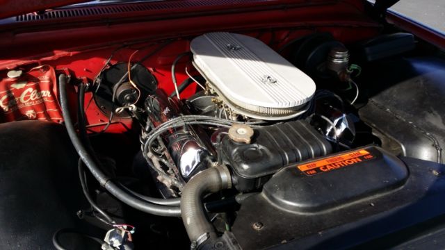1960 Red Ford Galaxie Coupe