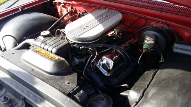 1960 Red Ford Galaxie Coupe