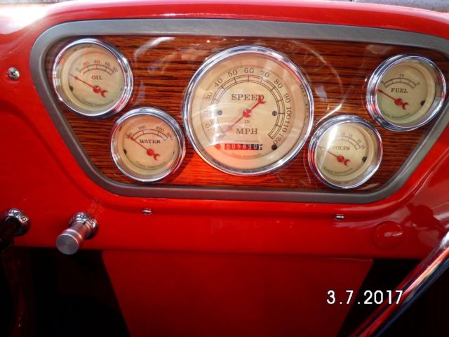 1955 Red Ford Other f-100 panel