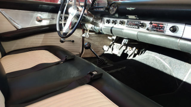 1955 Red Ford Thunderbird Convertible