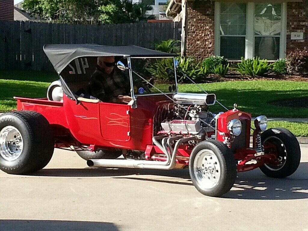 1923 Red Ford Model T Convertible