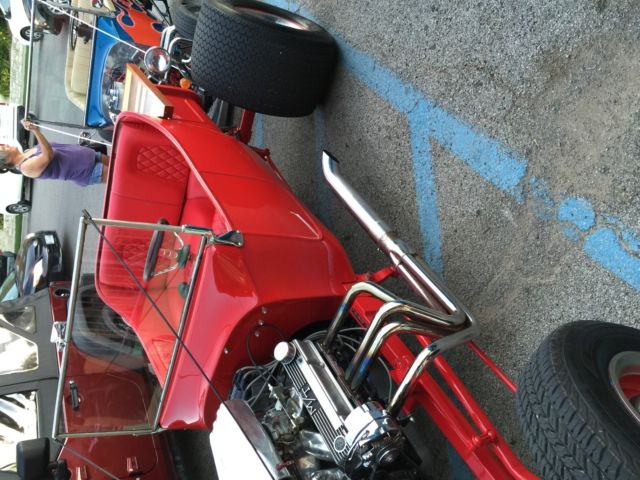 1924 red Ford Model T Coupe